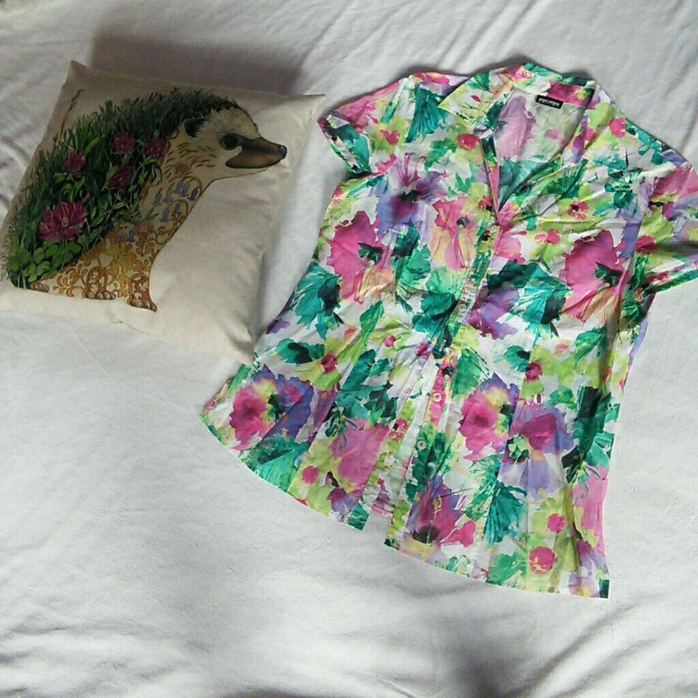 Lightweight floral shirt